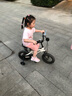 儿童自行车辅助轮童车闪光辩论童车单支撑学车轮子配件 12寸黑色发光辅助轮一套(配工具) 实拍图