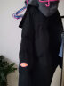 NASA LIKE官方潮牌棉服冬季加厚连帽外套保暖男士棉衣羽绒棉服情侣大码棉袄 黑色 2XL（建议140-160斤） 实拍图