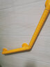 墨斐琳（Morphling）浴室安全扶手不锈钢浴缸卫生间马桶厕所防滑拉手老人无障碍把手 304加强型-135度45*45cm橙色 实拍图