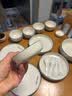 博为 简约碗碟套装家用ins北欧陶瓷盘子碗10人釉下彩餐具套装 15件套 （2-4人适用） 实拍图