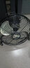 千臣趴地扇落地扇工业风扇家用强力大功率台式电风扇 黑色20寸按键款加长线+加厚螺旋网罩 实拍图