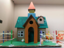 丹区 儿童手工制作房子diy纸板小屋材料幼儿园拼装建筑模型纸盒玩具屋 花园城堡+颜料+笔 晒单实拍图