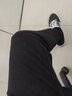 罗蒙（ROMON）休闲裤男士修身直筒长裤弹力韩版商务休闲百塔裤子男黑色34 实拍图
