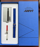 LAMY德国进口 凌美(LAMY)狩猎者钢笔墨水笔礼品笔套装礼盒 含吸墨器+墨胆 小礼盒 高颜值送学生老师 宝石蓝F尖(拾光礼盒) 实拍图