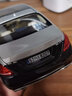 NOREV 1:18诺威尔2021款 奔驰s680迈巴赫 合金汽车模型 车模 豪华轿车 黑银双色  辐条轮 实拍图
