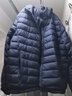 鸭鸭（YAYA）羽绒服男士轻薄短款修身时尚连帽保暖易打理外套简约潮D DYP87A0020-黑藏蓝色 3XL /190 实拍图