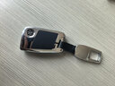 曲园大众钥匙套新速腾朗逸途观L探岳途昂x帕萨特CC宝来途岳汽车包扣壳 C款 气质银(配银色大众ND皮扣) 实拍图