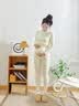 全棉时代孕妇月子服孕妇装哺乳喂奶风柔棉秋衣秋裤套装 白160 实拍图