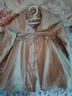 戴维贝拉（DAVE＆BELLA）女宝宝风衣儿童网纱拼接外套秋季新款小童上衣女童衣服幼童外衣 卡其色【现货】 120 cm（建议身高110-120cm） 实拍图