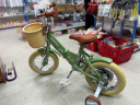 凤凰（Phoenix）儿童自行车3-4-6-10岁宝宝脚踏车男孩女孩童车折叠单车 仰望清新绿+辐条轮-运动款 12寸（建议身高90-110cm） 晒单实拍图