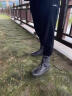 备美（beimei）防水鞋套男款防滑防雨鞋成人加厚耐磨硅胶雨靴儿童下雨天外穿脚套 茶色-中高筒 L[37-39] 晒单实拍图