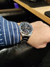 精工（SEIKO）手表 计时系列商务三眼休闲蓝盘钢带石英男表 SSB377P1生日礼物 实拍图