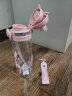 KUROMI儿童水杯夏季双饮嘴塑料杯男女学生便携喝水杯580MLKitty粉色 晒单实拍图