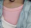 宜而爽 男女士情侣100%全棉秋衣秋裤套装圆领打底纯棉毛衫纯棉保暖内衣 女款莲花粉 XL 实拍图