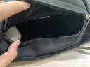 回力胸包男士斜挎包男款手机腰包女运动休闲小挎包男生单肩包夏季新款 黑色【带4个随机徽章】 实拍图