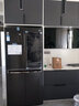 LG506升十字四门制冰机冰箱 电脑控温嵌入式智能冰箱 风冷无霜净味养鲜 家用大容量多维风幕家用冰吧 【24年新品冰趣系列】暮色黑F544MEP62D 实拍图