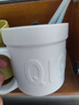奇果屋漱口杯ins简约高颜值家用牙刷杯子情侣洗漱杯字母创意牙具牙缸杯 字母杯【2个装】黄色+白色 实拍图