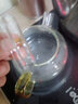 从简 侧把玻璃茶壶小号手工日式加厚耐高温家用可加热养生壶带过滤泡茶壶 玻璃小壶H21柠檬黄【大号400ML】 实拍图