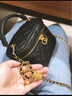 CHARLES&KEITH菱格链条盒子小方手提包斜挎包包女包生日礼物CK6-80781893 Black黑色 XS 实拍图