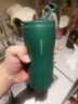 乐扣乐扣心动保温杯简约便携咖啡杯不锈钢水杯情侣杯子350ML绿色 实拍图