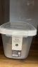 茶花（CHAHUA）米桶厨房加厚防尘密封储米箱大米收纳箱面粉桶杂粮桶 翻盖米桶S（5kg） 实拍图