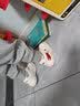 安踏儿童运动鞋男女婴童鞋26年秋季低帮板鞋舒适软底魔术贴宝宝学步鞋 【男宝丨质感革面】浅米白/经典红-1 24 脚长14.5cm 实拍图
