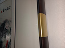 质觉纯手工苏绣新中式山水牡丹刺绣挂画客厅办公室沙发背景墙装饰画 花开富贵A款 画框尺寸：85×225cm 左右喷金+胡桃木 实拍图