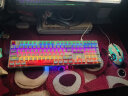 银雕G15微动升级版 有线机械鼠标 电竞游戏 台式笔记本通用 彩色呼吸灯 四挡DPI调节  镜面白微声版 实拍图