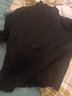 莎妮朵罗胖mm银狐绒宽松打底衫女加绒加厚大码女装新款冬装上衣T恤女16583 黑色 4XL 建议180-200斤穿着 实拍图
