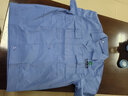 锦万泽 夏季工作服男女夏装薄款长袖套装工人劳保服车间工厂服定制 蓝色夏季短袖套装 001 M (165) 实拍图