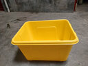 茶花（CHAHUA）茶花塑料收纳箱衣物整理箱35L58L68L多规格玩具整理箱储物 【黄色】 【58升*1个装】59.5*47.5*32.5cm 实拍图