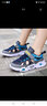 李宁热新款断码男童包头凉鞋夏季网面透气儿童运动网鞋男镂空跑鞋 9050深兰 32 实拍图
