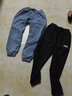 写璇春秋季男士牛仔裤宽松弹力大码运动九分裤休闲哈伦裤工装裤束脚裤 【2条装】510浅蓝+510黑色 XL 建议【120-135斤 实拍图