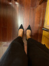 NINE WESTNIEN WEST/玖熙羊反绒法式单鞋女通勤高跟鞋NF201039SK 黑色 38 晒单实拍图