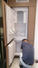 SCANDER全嵌入式冰箱镶嵌内嵌式460升隐藏双开门全风冷超薄嵌入式冰箱 单台上下门Q4Pro 背部散热 实拍图