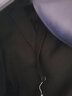 【11件套】罗蒙品牌西服套装男士高档订制商务修身西装男工作职业正装小西服男伴郎服装新郎结婚礼服外套 双扣黑色西服+衬衫+裤子 L码(加8件礼品) 实拍图