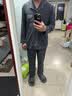 红豆居家睡衣男秋季长袖开衫棉氨四面舒弹可外穿家居服 熔岩灰 170/92A  实拍图