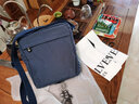 七匹狼单肩包 男士斜挎包休闲防泼水时尚百搭运动牛津 280*240*125蓝色大号41271-08 实拍图