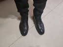 微光里 男士商务正装皮鞋男鞋青年潮流英伦休闲结婚皮鞋工作鞋子 方格男士商务皮鞋【41码】 实拍图
