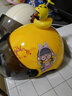 淮夏儿童头盔3C安全帽男孩女孩3-16岁可爱宝宝小孩学生电动车头盔四季 粉色才女7-16岁+小鸭子 均码 实拍图