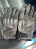 外星蜗牛T5羊皮骑行手套机车四季骑行手套透气防摔防滑耐磨可触屏全指手套 黑色 M 实拍图