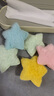 【毛绒五角星发夹】多巴胺女孩星星鸭嘴夹成人小孩通用发饰头饰 毛绒星星发卡5个（混色） 实拍图