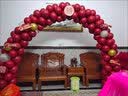 曼朗气球拱门结婚场景门头家门口婚礼布置气球婚房装饰 吾家有喜(气球拱门套装+路引*2) 实拍图