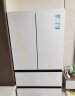 海尔（Haier）460L零距离自由嵌入多门四开门法式电冰箱家用白色一级能效超薄嵌入式底部散热BCD-460WGHFD4DW9U1 晒单实拍图