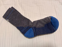 SMARTWOOL徒步轻量减震中筒袜户外美利奴羊毛袜运动袜登山袜1614 褐拼拉古纳蓝P31（新色） M（适合脚码38-41） 实拍图