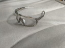 GUB 8000炫彩变色骑行眼镜防风日夜两用风镜男女公路自行车装备 TR水晶灰-透明变色片 实拍图