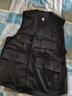 牵魅工装马甲男春夏季美式复古多口袋工装马甲潮男运动机能无袖背心机能多口袋马甲外套 黑色 M 实拍图