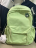 奇中（QiZhong）简约书包女大学生纯色百搭旅行背包日韩小清新初中生高中生双肩包 实拍图