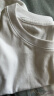 回力纯棉短袖男女2024新款体恤重磅宽松男装情侣t恤衣服夏季男士半袖 白色(空白) XL(建议135-155斤左右) 实拍图