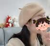 玖慕（JIUMU）纯羊毛帽子女秋冬季保暖贝雷帽百搭时尚显脸小画家帽蓓蕾帽 实拍图
